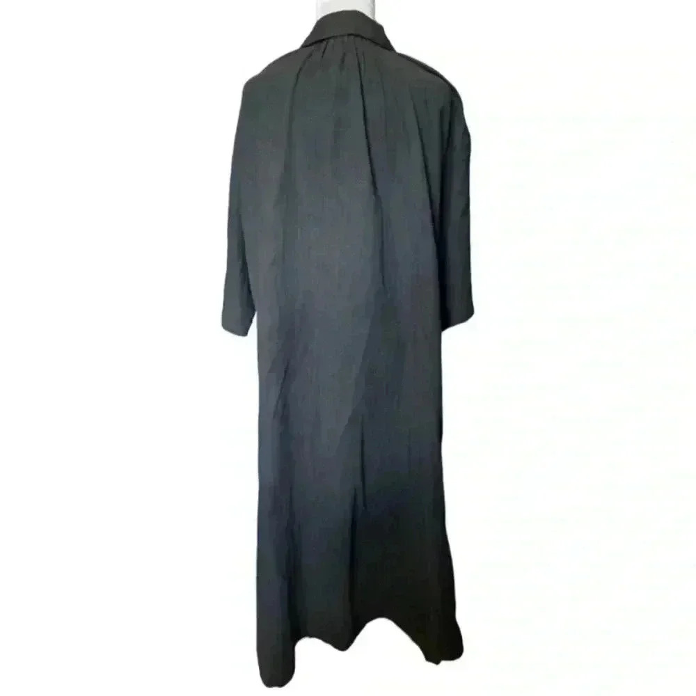 Madewell Black Button-Front Maxi Dress - Picture 11 of 12